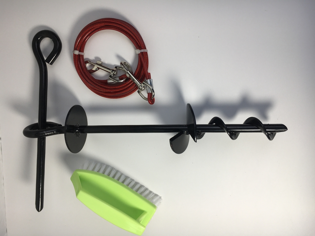 Spiral Ground Screw Earth Anchor Spike for Dogs Shipping Port Shanghai or Nanjing Port