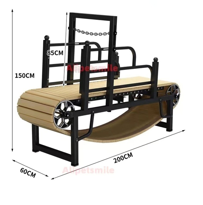Smooth dog treadmill pet training slat treadmill for big dog pit bull treadmill