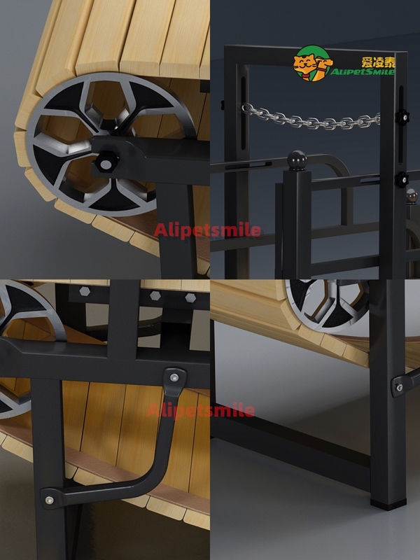 Smooth dog treadmill pet training slat treadmill for big dog pit bull treadmill